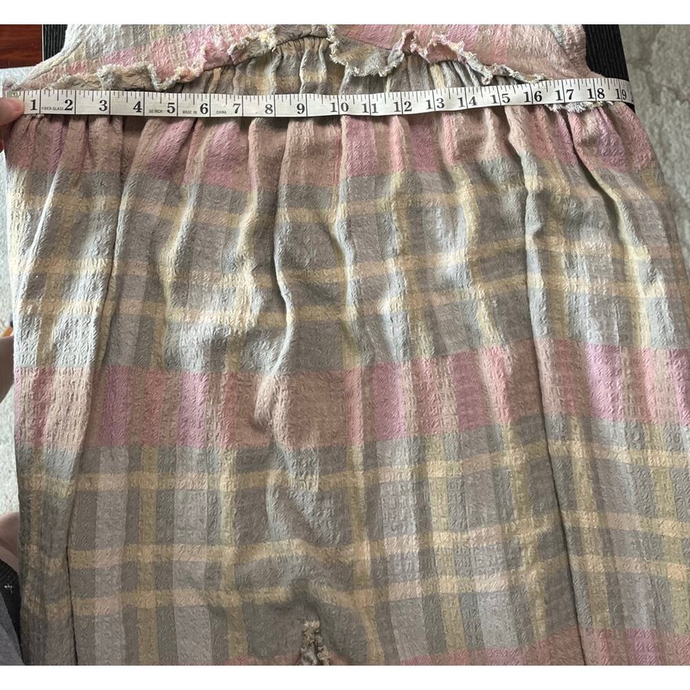Free People "Kirby Plaid Ruffles" Dress - Picture 6 of 9